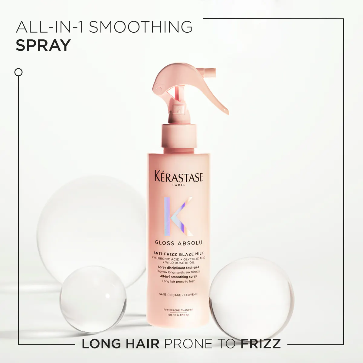 Kérastase Gloss Absolu Anti-Frizz Glaze Milk All-In-1 Spray 190ml, view 6