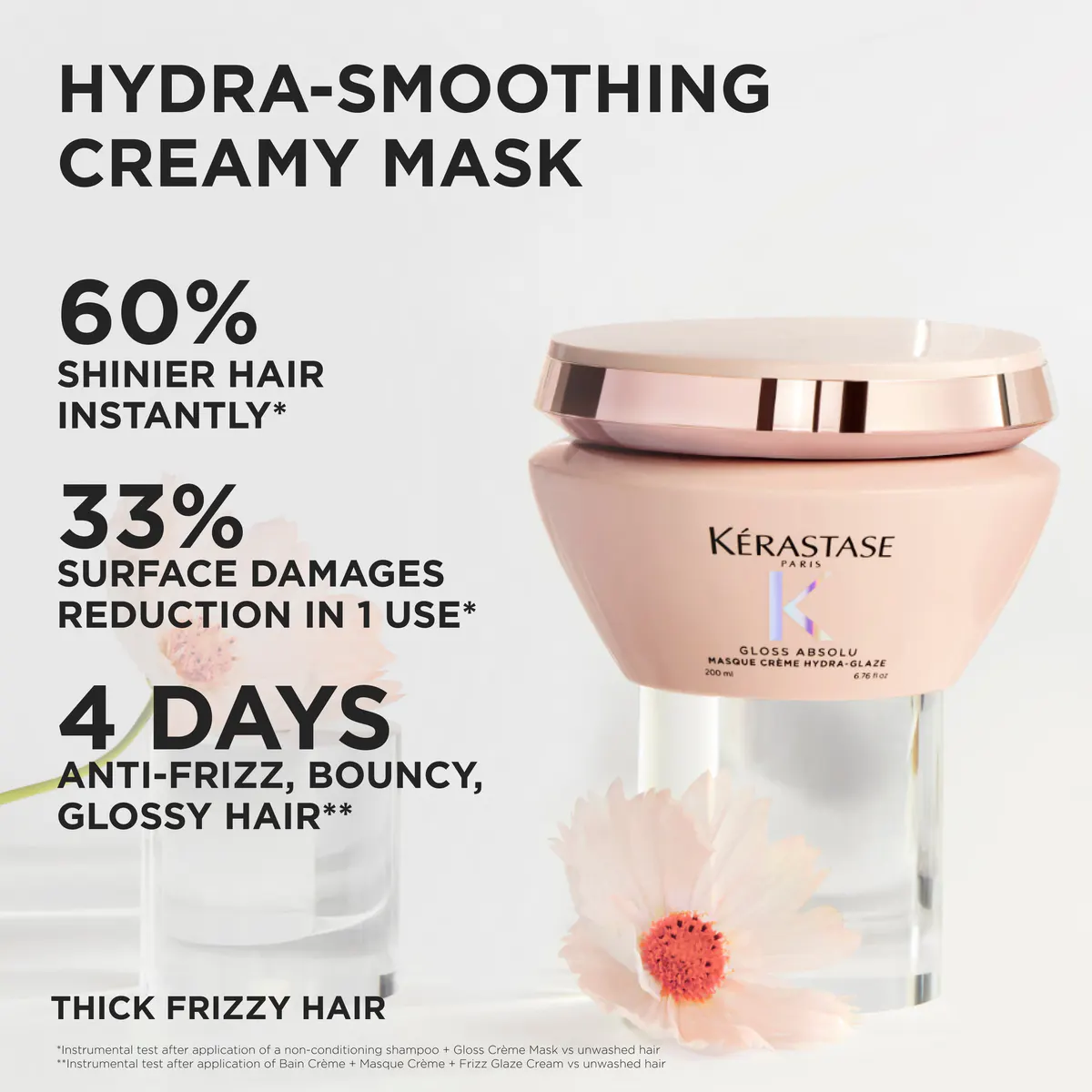 Kérastase Gloss Absolu Masque Crème Hydra-Glaze Mask 200ml, view 5