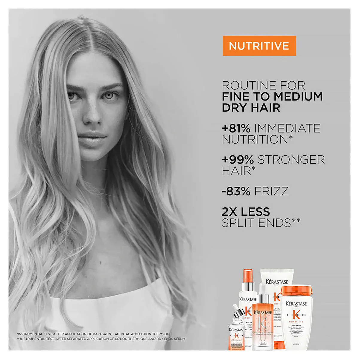 Kérastase Nutritive Detangling Conditioner for Fine to Medium-Dry Hair 200ml, view 4