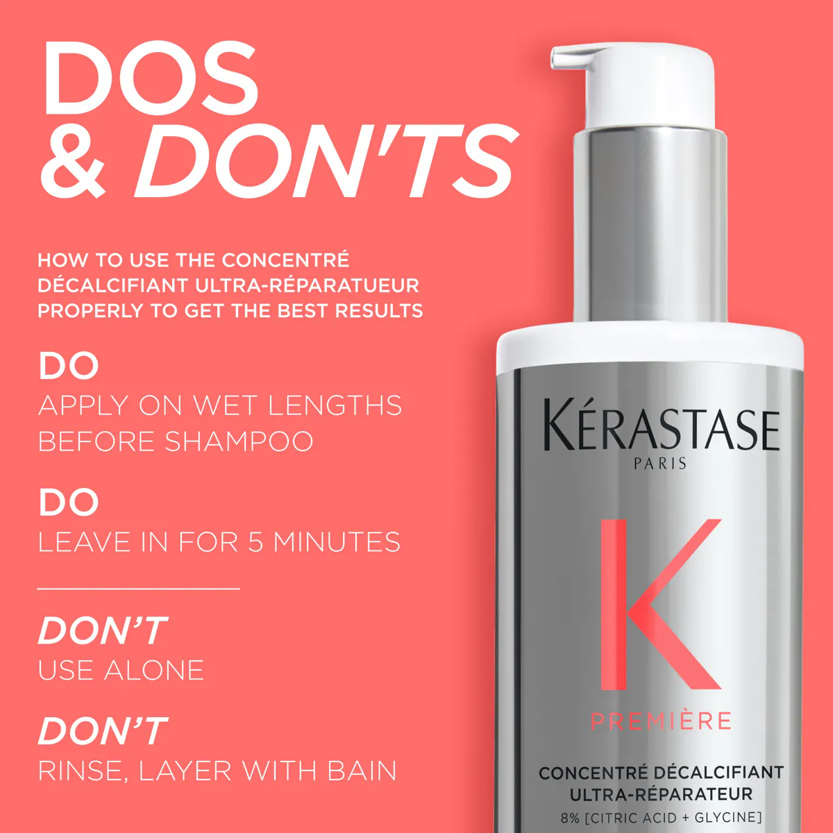 Kérastase Première Concentré Decalcifying Ultra-Repairing Pre-Shampoo Treatment 250ml, view 4