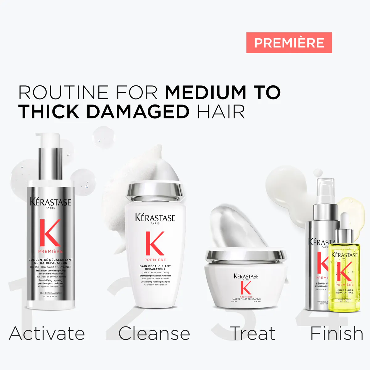 Kérastase Première Masque Filler Réparateur Anti-Breakage Hair Mask 200ml, view 6
