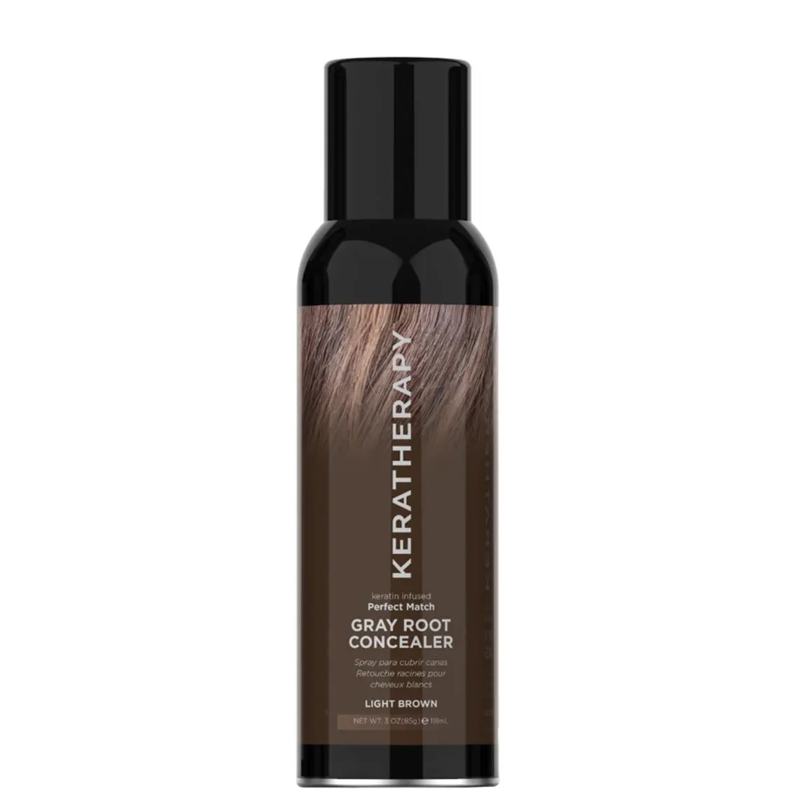 Keratherapy Gray Root Concealer 118ml - Light Brown