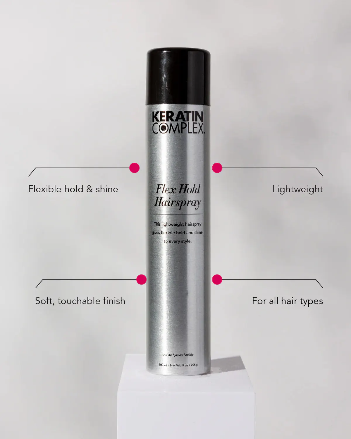Keratin Complex Flex Hold Hairspray 300ml, view 2
