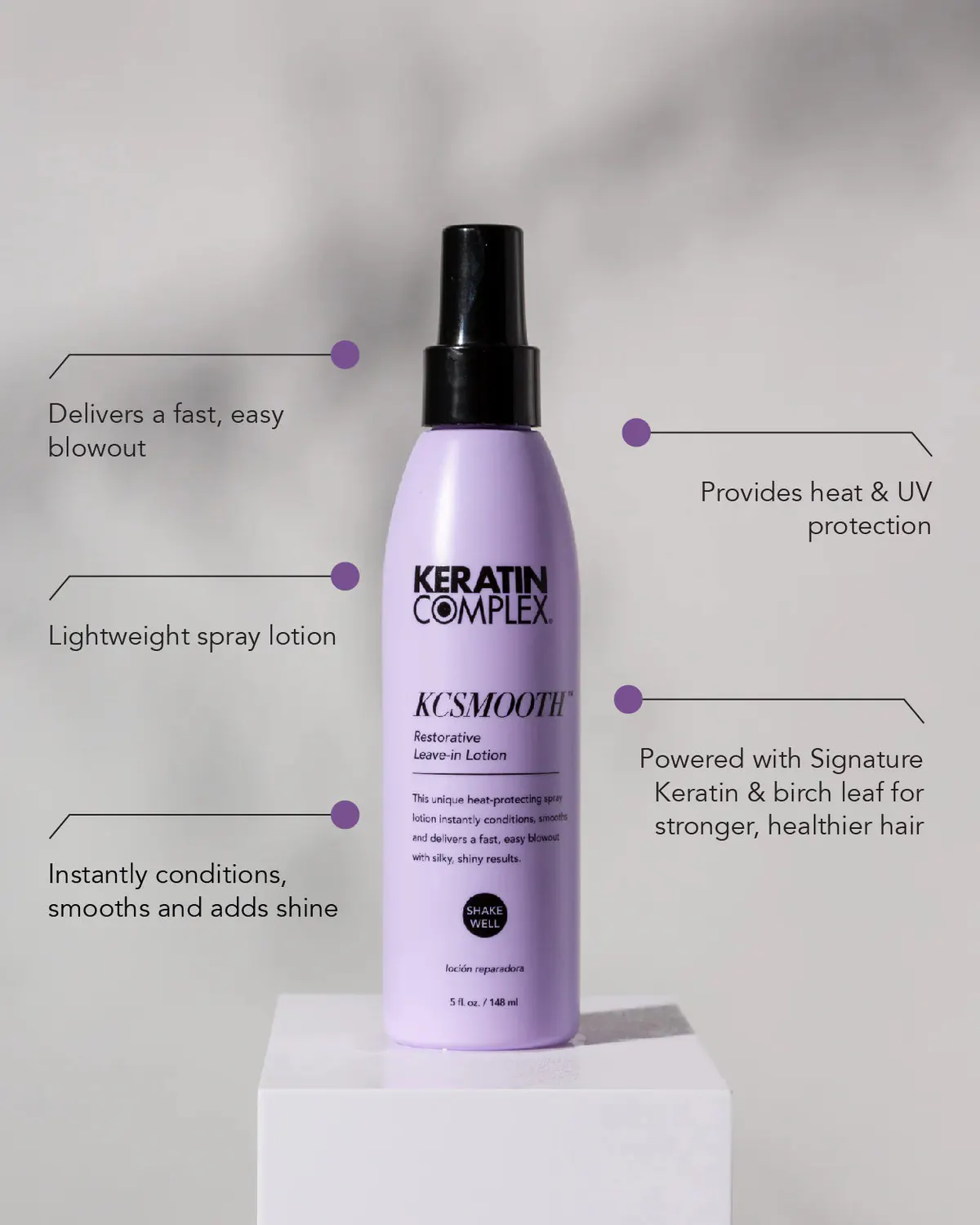 Keratin Complex KCSMOOTH Restorative Leave In Lotion 148ml, view 4