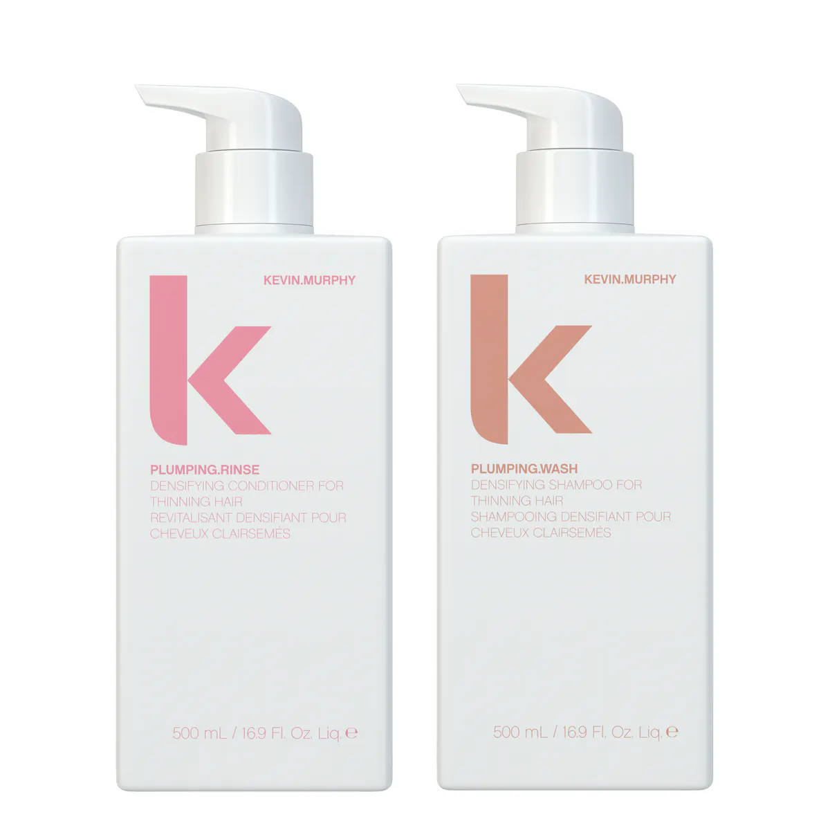 KEVIN.MURPHY Plumping Wash and Rinse 500ml Bundle