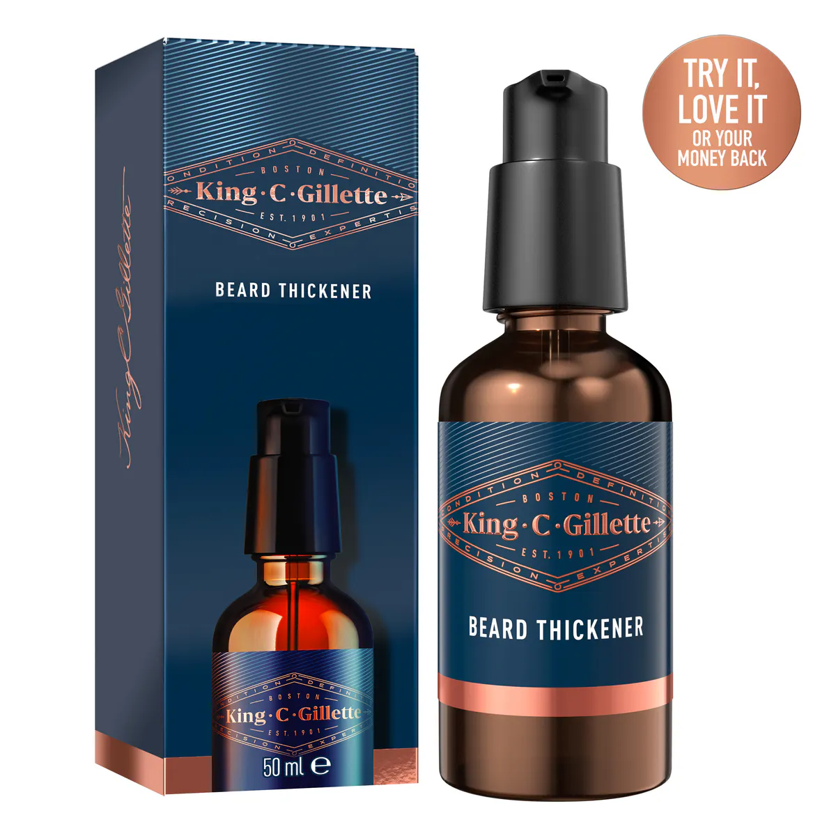 King C. Gillette Beard Thickener 50ml, view 3
