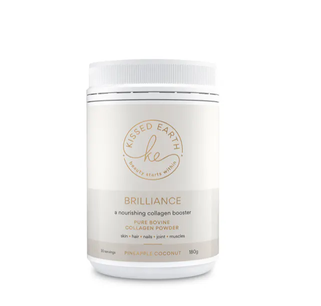 Kissed Earth Brilliance Pineapple Coconut Collagen Powder 180g