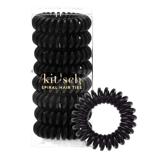 Kitsch 8 Pack Hair Coils - Black