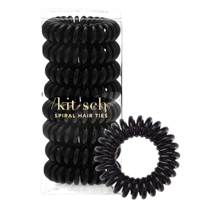 Kitsch 8 Pack Hair Coils - Black