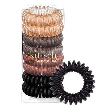 Kitsch 8 Pack Hair Coils - Brunette
