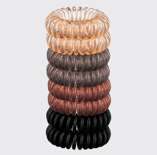 Kitsch 8 Pack Hair Coils - Brunette, view 2