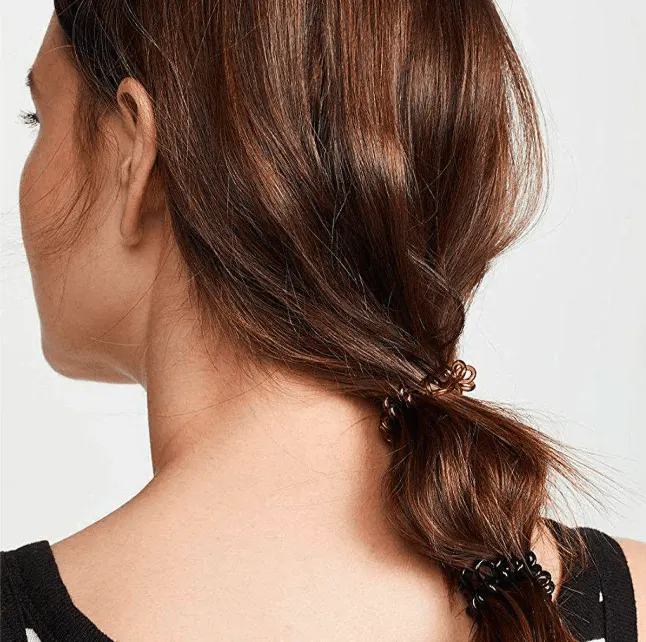 Kitsch 8 Pack Hair Coils - Brunette, view 3