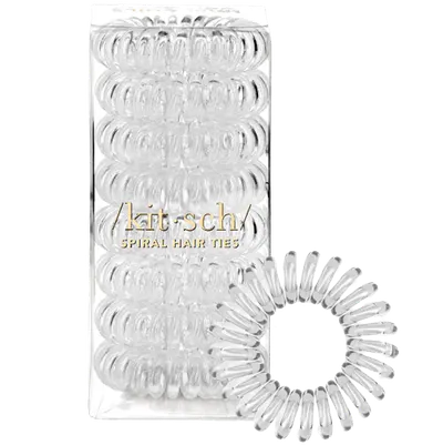 Kitsch 8 Pack Hair Coils - Transparent