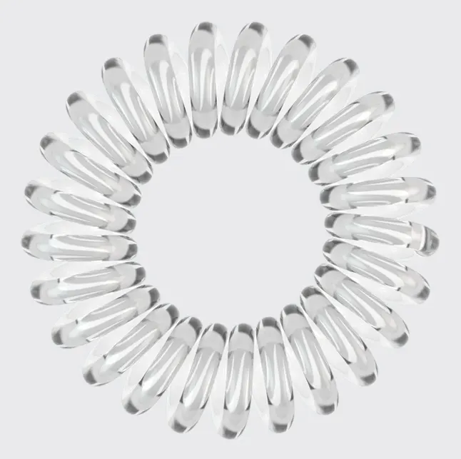 Kitsch 8 Pack Hair Coils - Transparent, view 3