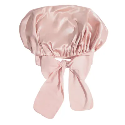 Kitsch Adjustable Oversized Satin Bonnet 1pc - Blush
