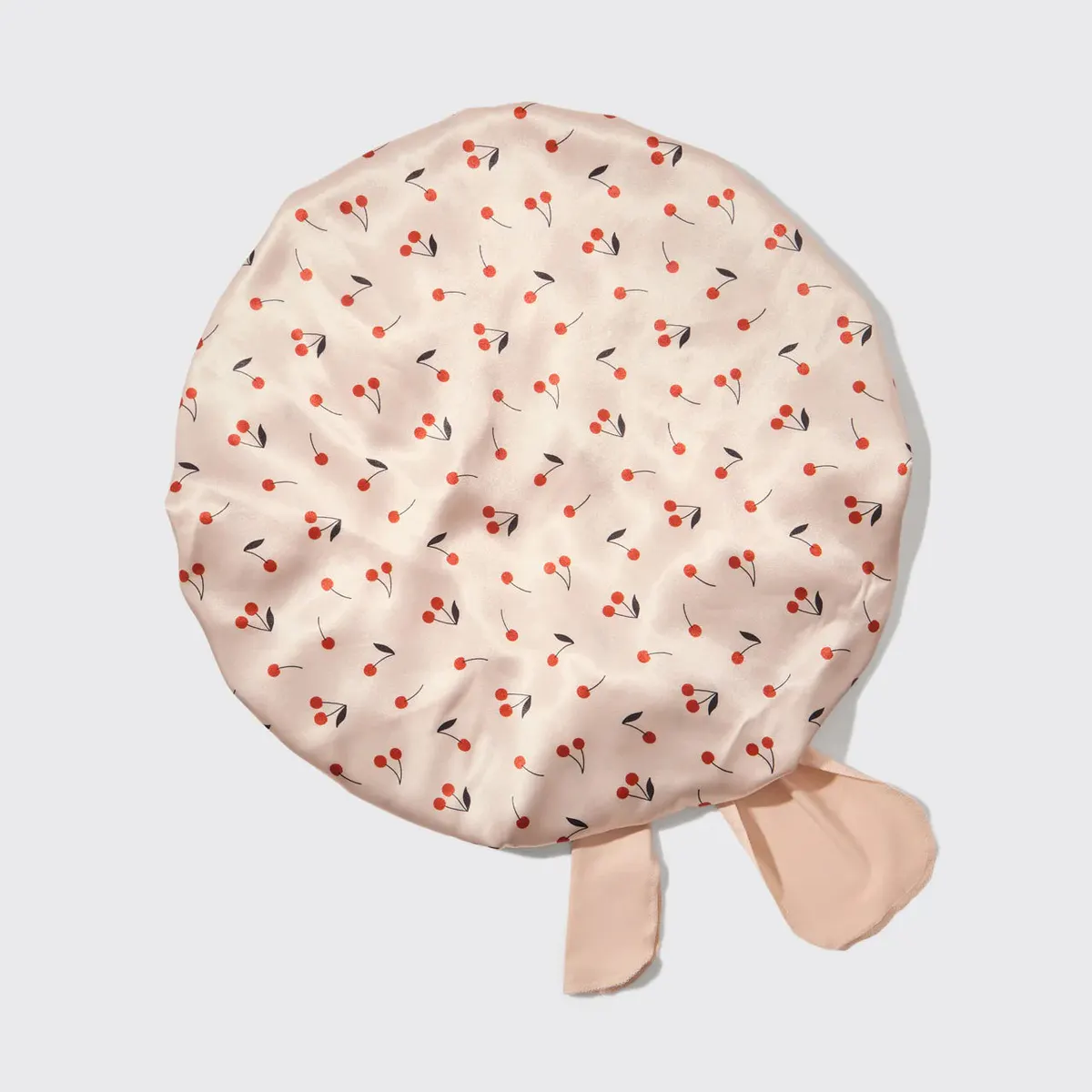 Kitsch Adjustable Oversized Satin Bonnet 1pc - Cherry Print, view 3