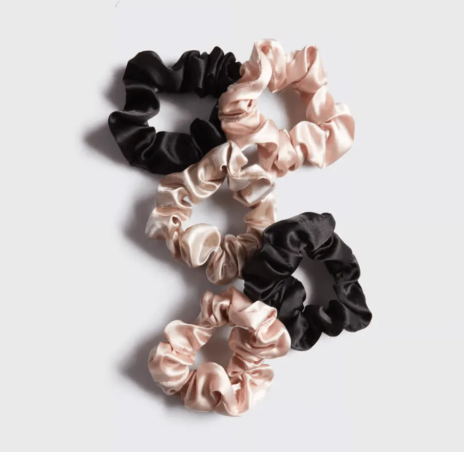 Kitsch Assorted Satin Sleep Scrunchies, view 2