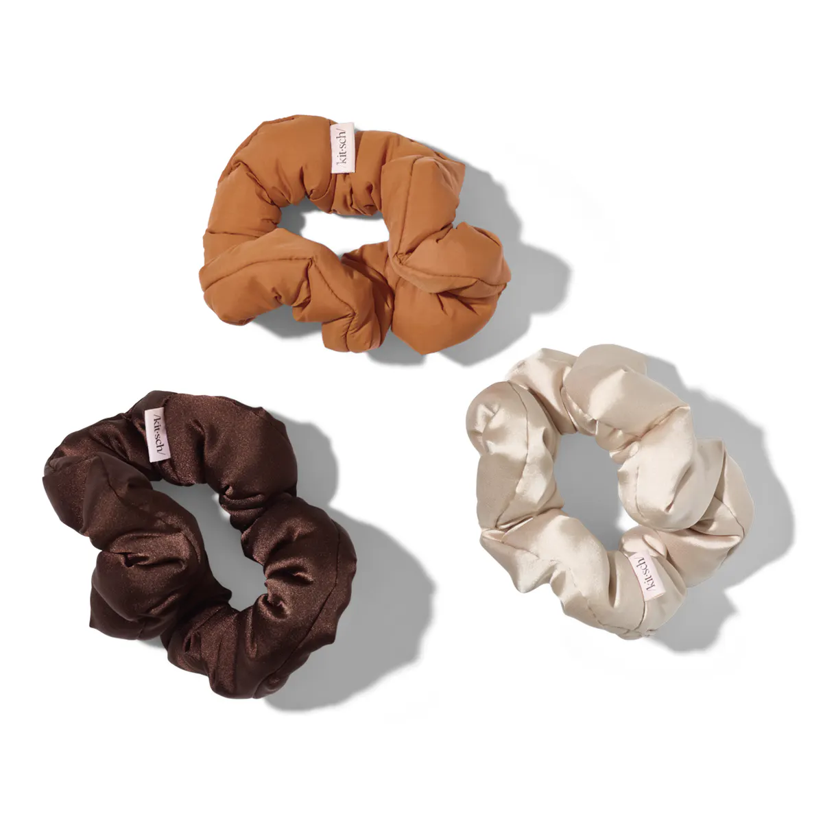 Kitsch Cloud Scrunchies 3pc Set - Sedona, view 3