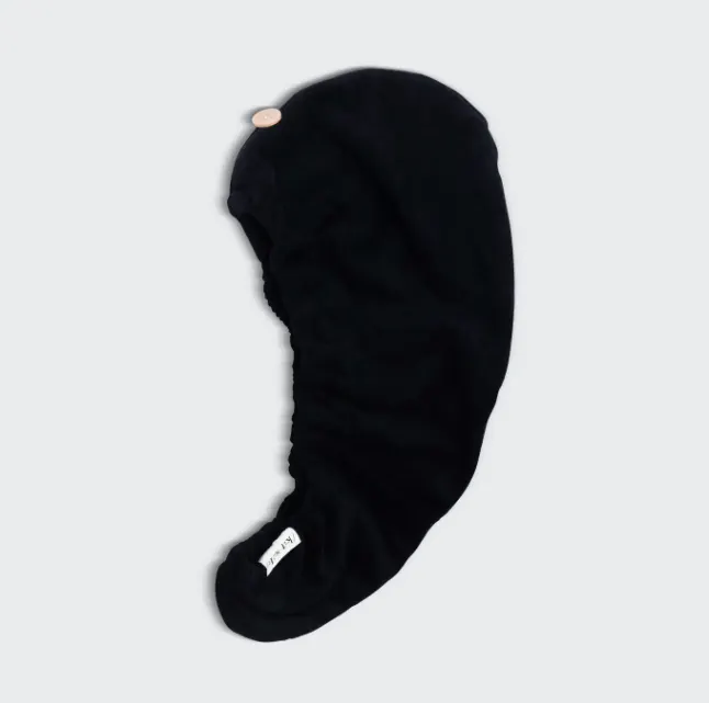 Kitsch Eco-Friendly Hair Towel - Black, view 2