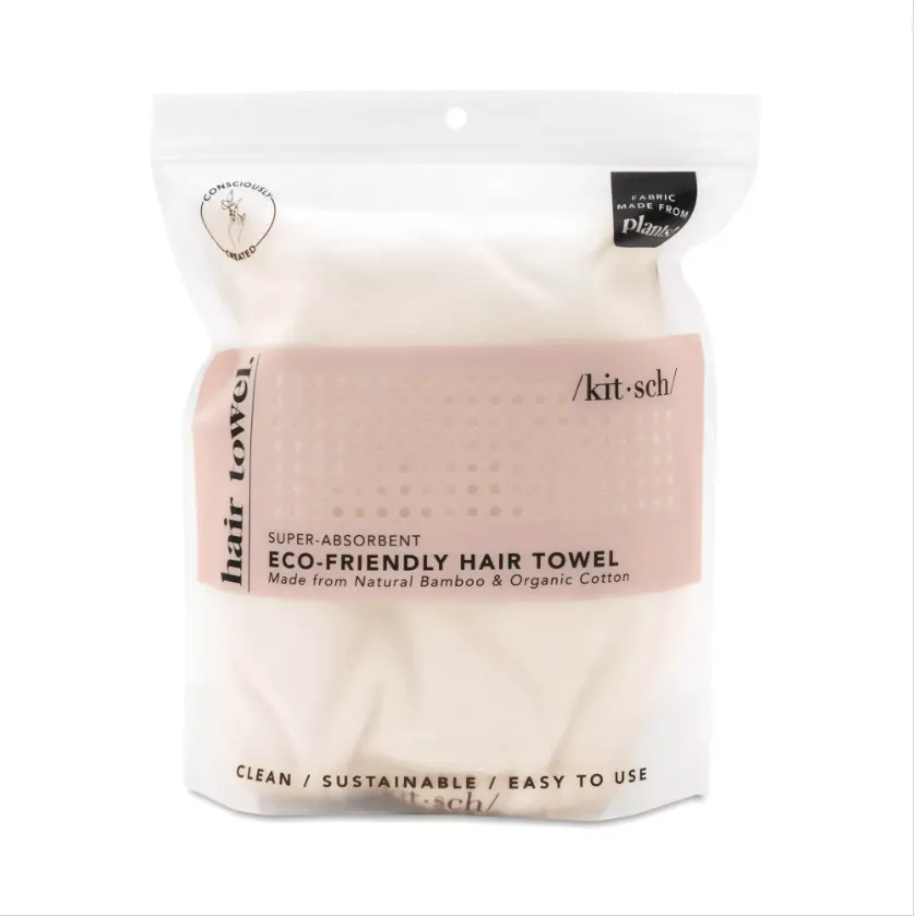 Kitsch Eco-Friendly Hair Towel - Ivory