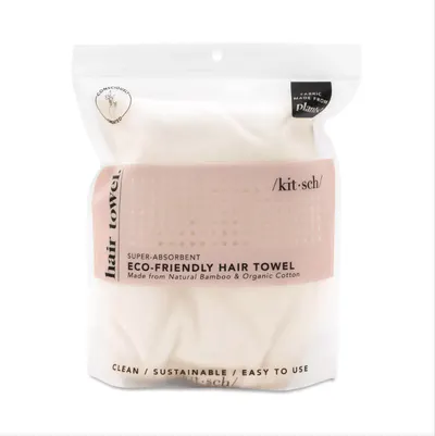 Kitsch Eco-Friendly Hair Towel - Ivory