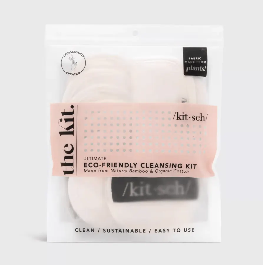 Kitsch Eco-Friendly Ultimate Cleansing Kit- Ivory, view 2