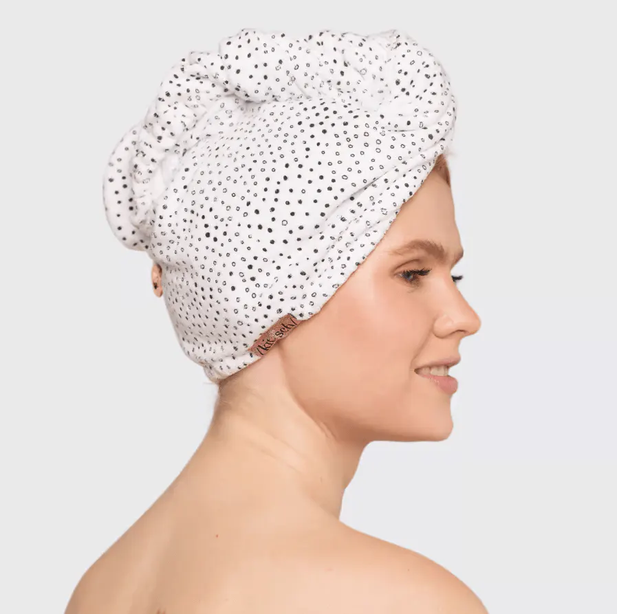 Kitsch Microfiber Hair Towel - Micro Dot, view 2