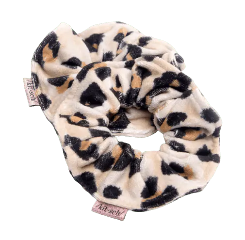 Kitsch Microfiber Towel Scrunchies - Leopard