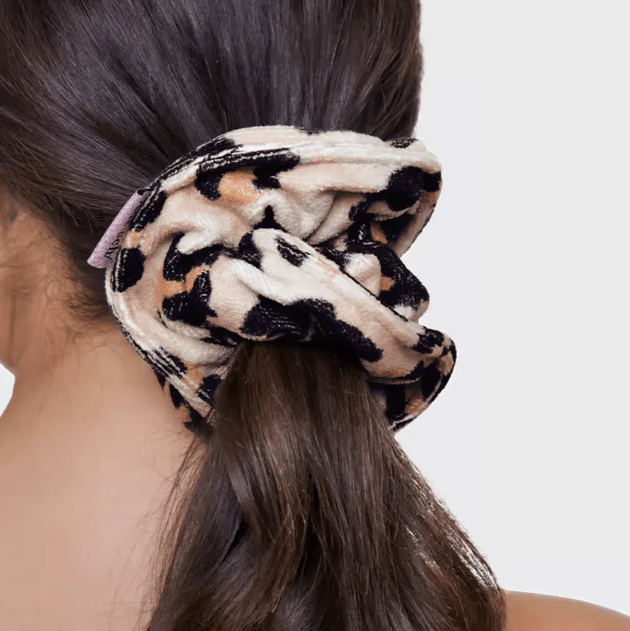 Kitsch Microfiber Towel Scrunchies - Leopard, view 3