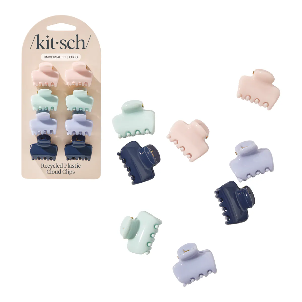 Kitsch Mini Cloud Clips 8pc Set - Garden Bouquet