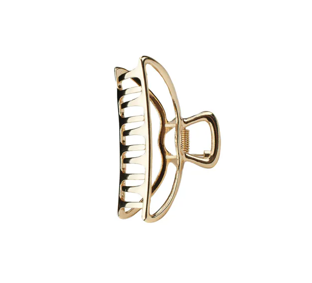 Kitsch Open Shape Claw Clip Gold
