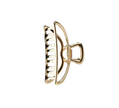 Kitsch Open Shape Claw Clip Gold