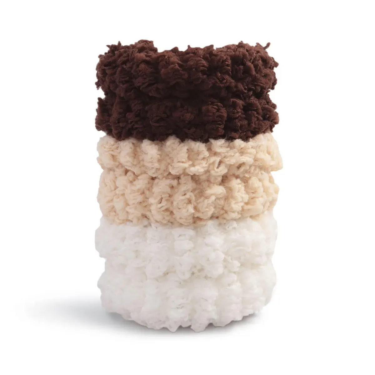 Kitsch Organic Cotton Fluffy Scrunchies 6pc