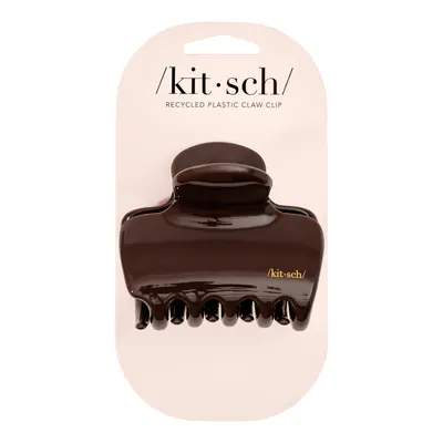 Kitsch Recycled Plastic Puffy Claw Clip - Chocolate