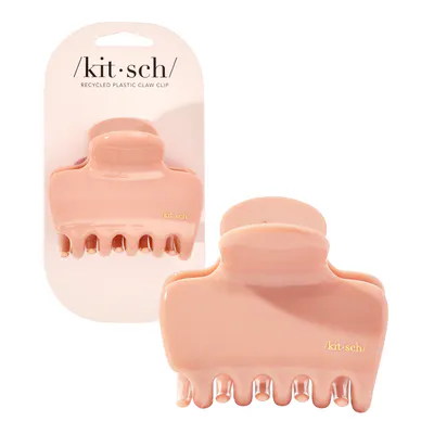 Kitsch Recycled Plastic Puffy Claw Clip - Rosewood
