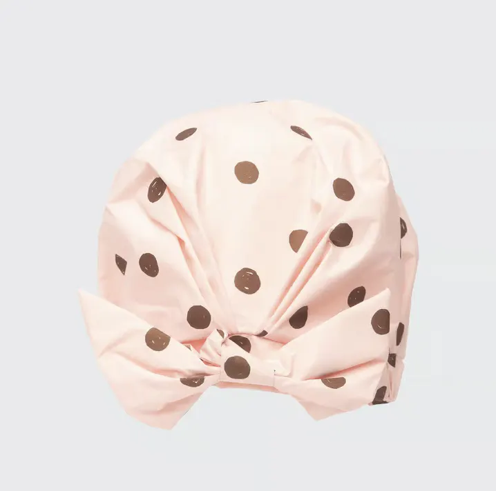 Kitsch Recycled Polyester Luxe Shower Cap, view 2