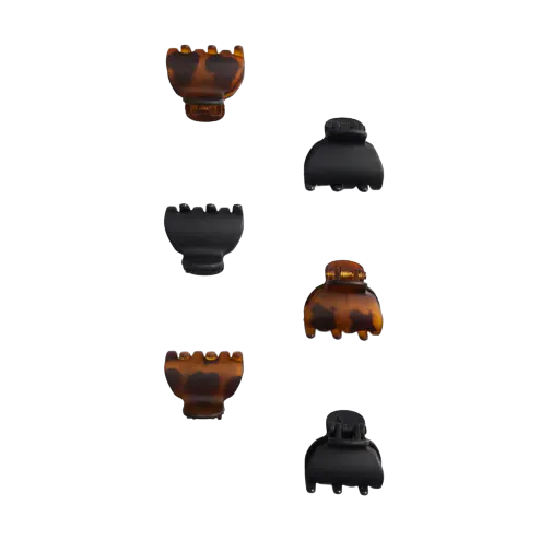 Kitsch Recycled Plastic XS Claw Clip (6 Pack)