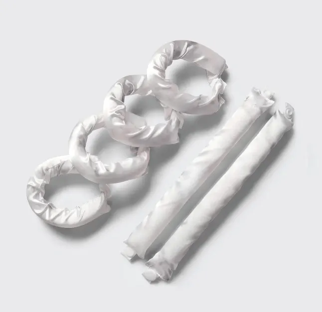Kitsch Satin Heatless Pillow Rollers 6pc- Soft Marble, view 3