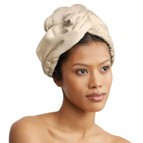Kitsch Satin-Wrapped Microfiber Hair Towel, view 2