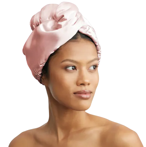 Kitsch Satin-Wrapped Microfiber Hair Towel, view 7