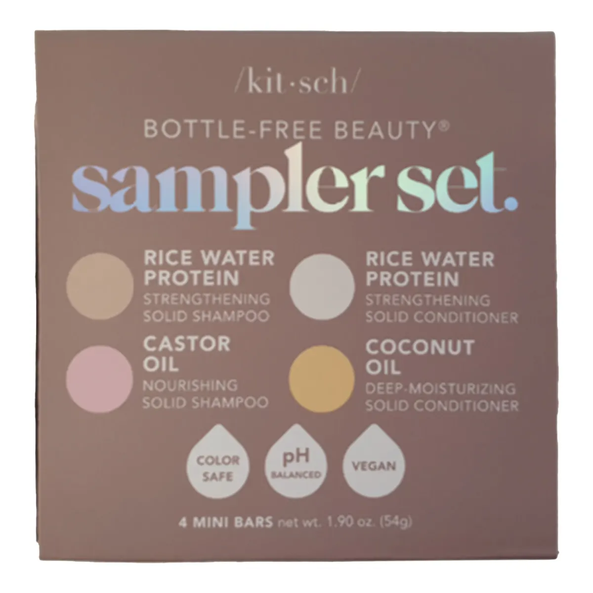 Kitsch Shampoo & Conditioner 4 Piece Sampler Set