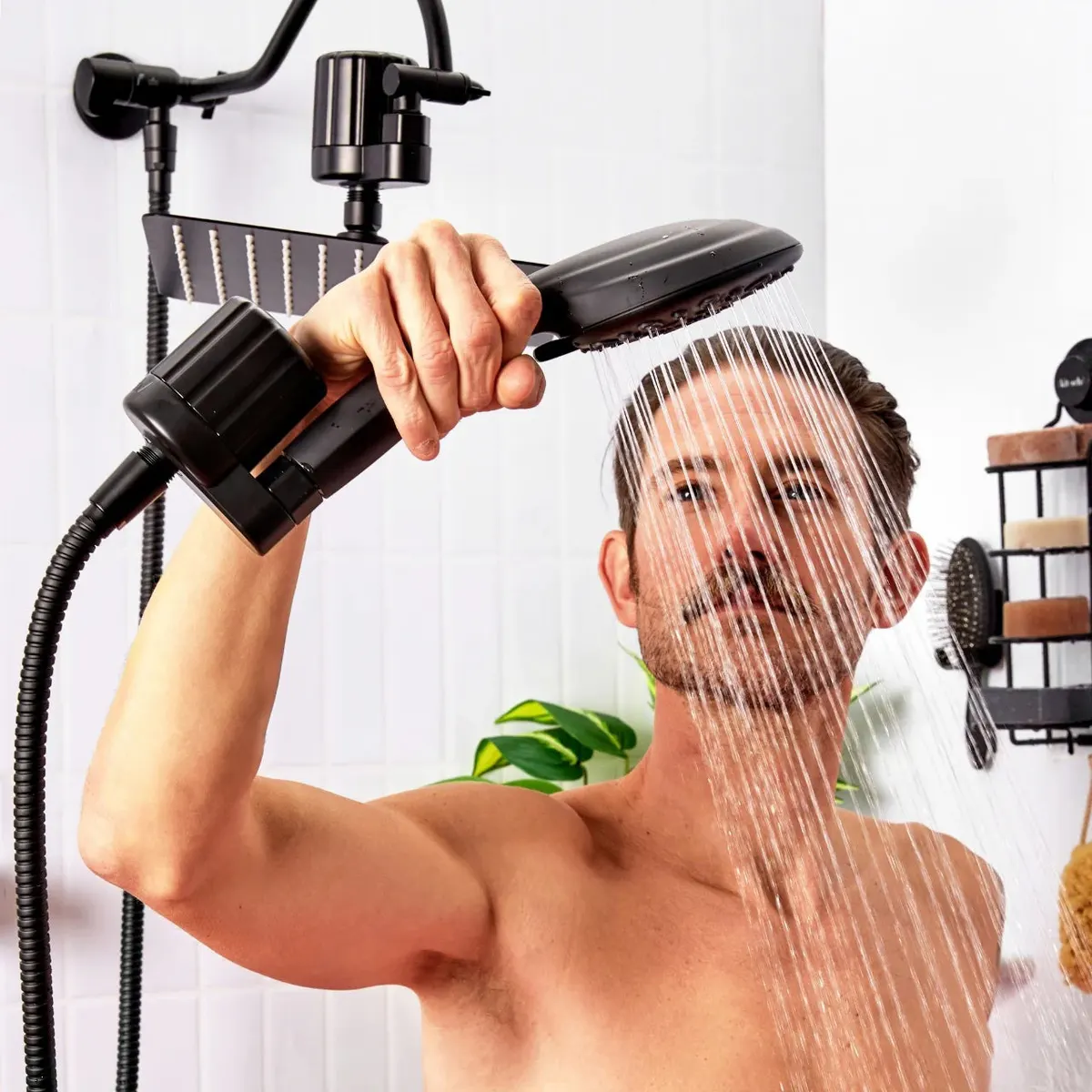 Kitsch Shower Filter - Black, view 2