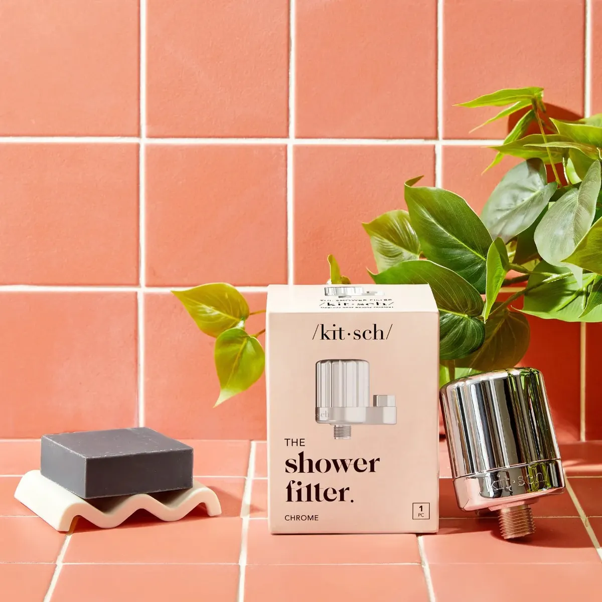 Kitsch Shower Filter - Chrome, view 4