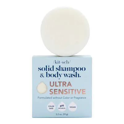 Kitsch Solid Shampoo & Body Wash 90g - Ultra Sensitive