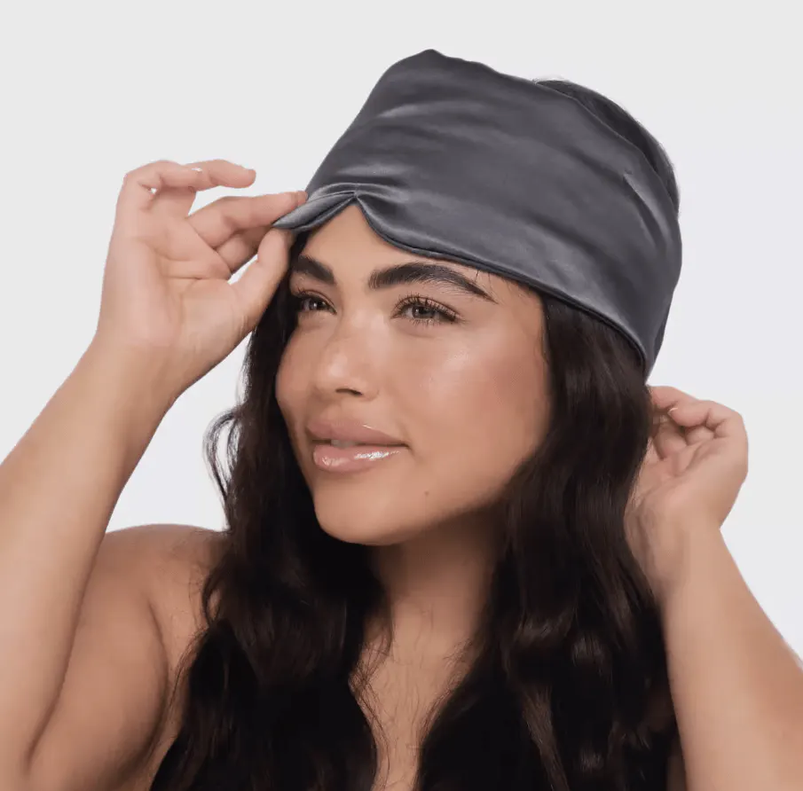 Kitsch The Pillow Eye Mask - Charcoal, view 4