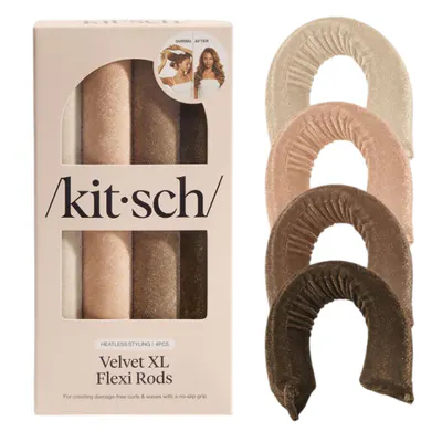 Kitsch Velvet XL Flexi Rods 4pc Set - Eucalyptus