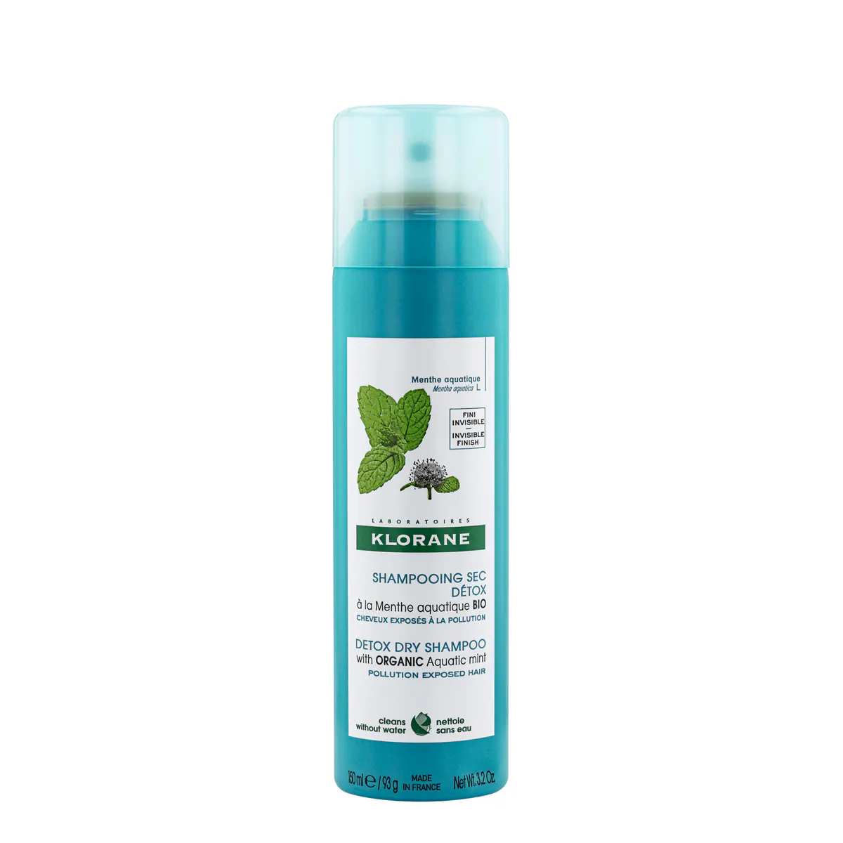 Klorane Aquatic Mint Dry Shampoo 150ml