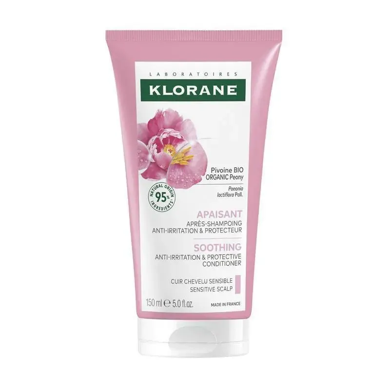 Klorane Comforting Gel Conditioner With Organic Peony 150ml - Sensitive Scalp