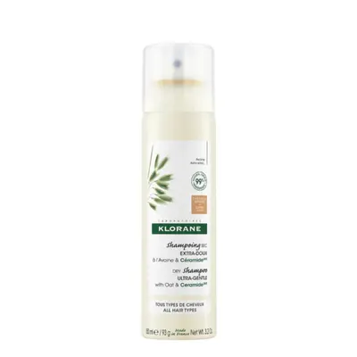 Klorane Dry Shampoo with Oat and Ceramide Like Dark Hair Tinted 150ml