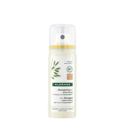 Klorane Dry Shampoo with Oat and Ceramide Like Dark Hair Tinted 50ml